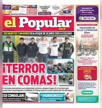 Edición Impresa - El Popular | Lima - Jueves 04 de Junio del 2026