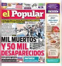 Edición Impresa - El Popular | Lima - Sabado 27 de Junio del 2026