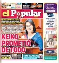 Edición Impresa - El Popular | Lima - Miercoles 29 de Julio del 2026