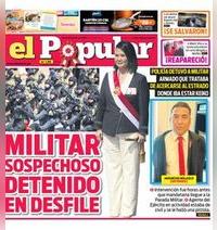 Edición Impresa - El Popular | Lima - Jueves 30 de Julio del 2026