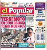 Edición Impresa - El Popular | Lima - Sabado 15 de Agosto del 2026