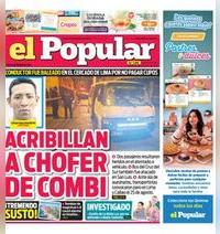 Edición Impresa - El Popular | Lima - Jueves 20 de Agosto del 2026