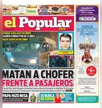 Edición Impresa - El Popular | Lima - Sabado 17 de Octubre del 2026