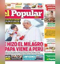 Edición Impresa - El Popular | Lima - Jueves 22 de Octubre del 2026