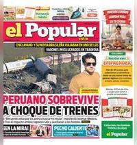 Edición Impresa - El Popular | Lima - Viernes 30 de Octubre del 2026