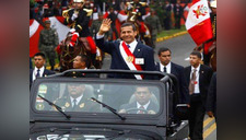 Ollanta Humala llegó a la Gran Parada Militar 