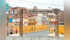 Cierran Puente Santa María por el viaducto 