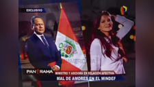 Revelan romance entre ministro de Defensa y su asesora (VIDEO)