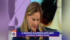 Eufrosina Santa María casi se desmaya al responder por foto en piscina [VIDEO]