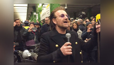 U2 pasó la gorra en metro de Berlín [VIDEO]