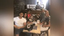 Mayra Goñi conoció a los padres de su novio Fabio Agostini