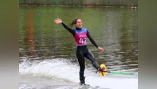 Lima 2019: Natalia Cuglievan gana medalla de oro en esquí acuático