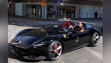 Zlatan Ibrahimovic vuela en su Ferrari