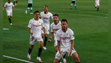 Sevilla ganó 2-0 al  Real Betis en histórico derbi de la reanudación