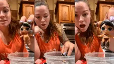 Facebook: Mamá descubre que el agua fría revela lencería sexy en muñecas LOL [VIDEO]