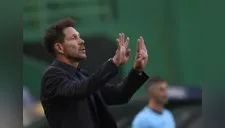 Diego Simeone lamentó la eliminación del Atlético de la Champions