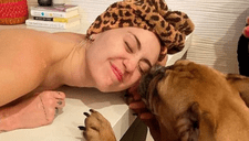 Miley Cyrus adopta a perrito abandonado en albergue y lo llama ‘Kate Moss’ [VIDEO]