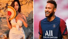 Neymar recibió aliento de Natalia Barulich, ex de Maluma: estuvo en el PSG vs. Marsella