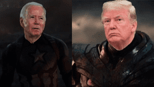 Joe Biden y Donald Trump en la batalla final de la película Avengers “Endgame” [VIDEO]