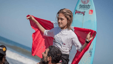 Surf: Catalina Zariquiey logra dos medallas de oro en Sudamericano infantil