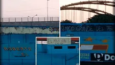 ¡Insólito! Hinchas de Universitario usurparon estadio de Cristal y borraron grafitis del club