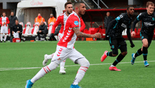 Sergio Peña se hizo presente en la goleada del Emmen pese a fallar un penal [VIDEO]