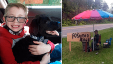 Niño vende su colección de tarjetas Pokémon para pagar el tratamiento de su perrito [FOTOS]