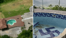 Obligan a un profesor brasileño a reformar su piscina por tener una esvástica Nazi