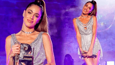 Tini Stoessel y el despampanante vestido hecho por un diseñador peruano que utilizó para los Premios Juventud [FOTOS]