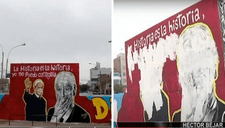 Borran mural dedicado a Héctor Béjar en Independencia y Bellido defiende a excanciller