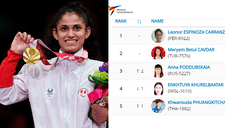 Angélica Espinoza ocupa el primer puesto del ránking mundial de parataekwondo