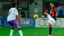 Juan Manuel Vargas reveló su mejor anécdota con Ronaldinho en un Milan vs. Fiorentina