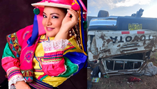 Lesly Cabello y equipo de Encantos del Perú salvan de morir en aparatoso accidente