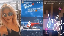 Gisela Valcárcel se confiesa fan de Elton Jhon y viaja a Estados Unidos a verlo [VIDEO]