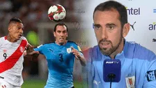 Diego Godín: “Voy a enfrentar a Perú por primera vez sin Paolo Guerrero”