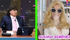 Carlos Álvarez  tendrá en su set a la diva "Susana Giménez"