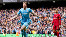 Manchester City vs. Liverpool: Kevin de Bruyne abrió el marcador en el clásico de Premier League