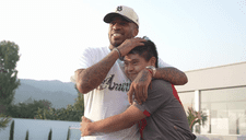 Farfán demuestra su gran corazón y sorprende a la selección de Futsal Down: Jugaron una 'pichanga' y recorrieron su casa