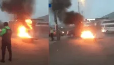 Paro de transporte público: reportan bloqueo de vías y quema de llantas en Puente Piedra [VIDEO]