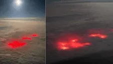 “Fin del mundo”: Piloto capta resplandor rojo al sobrevolar océano Atlántico y aclaran misterio [VIDEO]