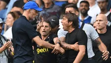 Antonio Conte vs. Thomas Tuchel: DT del Chelsea tomó de la mano al del Tottenham y casi se pelean por Premier League