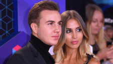 Novia de Mario Götze mostró más de la cuenta