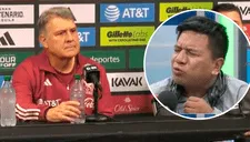 Comparan a periodista mexicano con peruanos tras felicitación del Tata Martino: “Preguntas atinadas”