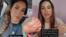 Aída Martínez se rompe un hueso tras caerse de la moto: "He llorado todo el día" [VIDEO]