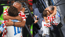 El emotivo saludo que tuvo Luka a Modric con su padre al ganar la medalla de bronce del mundial