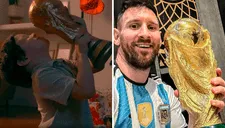 “Gracias, Papá Lionel”: Así celebran en Argentina la Navidad tras ganar la Copa del Mundo