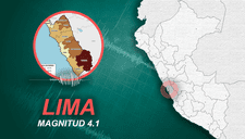 Temblor en Lima, de magnitud 4.1, se registró la mañana de este martes, según IGP