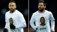 Messi, Neymar y todo PSG le rinde homenaje al rey Pelé tras su fallecimiento