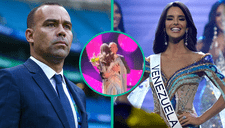 Padre de Amanda Dudamel, Miss Venezuela, subió al escenario y consoló a su hija al no coronarse en Miss Universo 2022