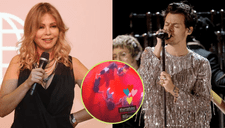 Gisela Valcárcel se queda en shock al ver al británico Harry Styles en los Grammy